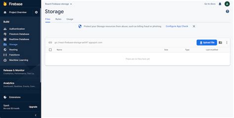 Upload Files To Firebase Cloud Storage In Firebase V With React