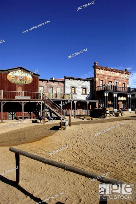 Spain Film Set Of Wild West Town Used As Location For The Once Upon A