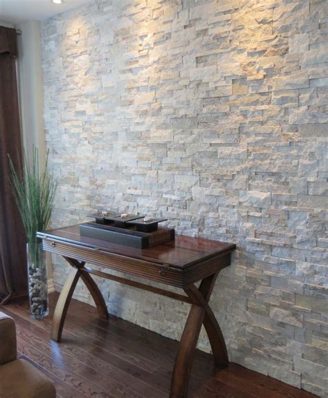 Interior Stone Walls Living Room Contemporary With Stone Facing Stone