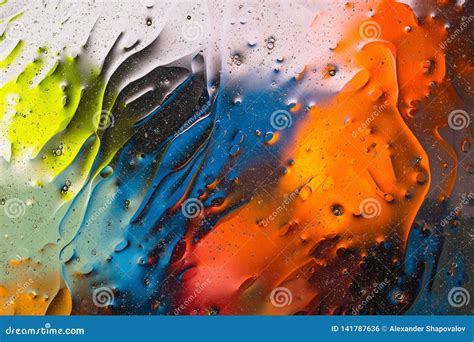 Red White Orange Blue Yellow Colorful Abstract Design Texture
