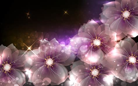 Free Download Glowing Flowers Live Wallpaper Is The Most Popular