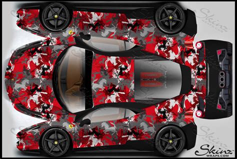 Duck Dynasty Inspired Camo Wrap For Ferrari Challenge Skinzwraps