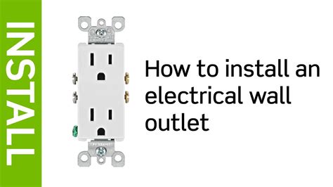 Making wiring or electrical diagrams is easy with the proper templates and symbols: Leviton Presents: How to Install an Electrical Wall Outlet - YouTube