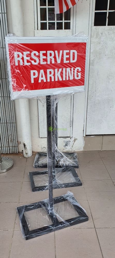 Reserve Parking Stand Specially Made For Safety Parking Usage