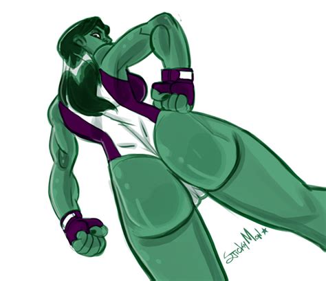 She Hulk By Stickymon Hentai Foundry