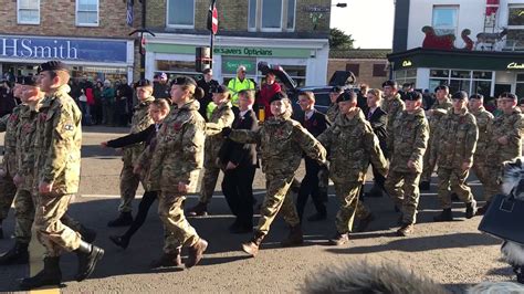 Remembrance Sunday Parade March Cambs 2017 Pt2 Youtube