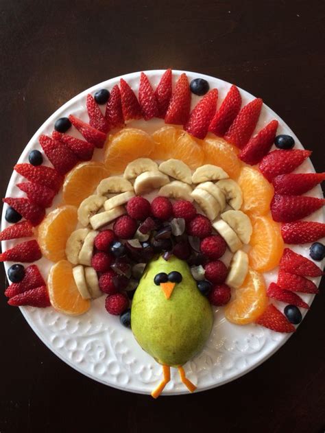 43309199 Turkey Fruit Platter Thanksgiving Fruit Thanksgiving Treats