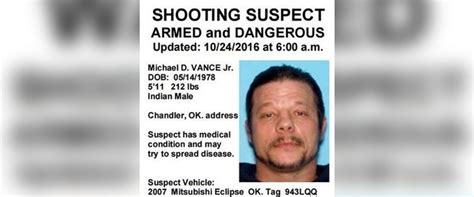 Manhunt Underway For Oklahoma Double Murder Suspect Who May Attempt To Spread Communicable