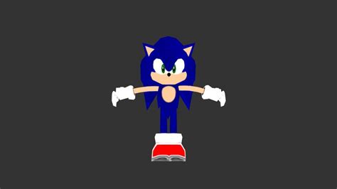 Modern Sonic Sonic Adventure 1 3d Model By Smitty462 86938a3