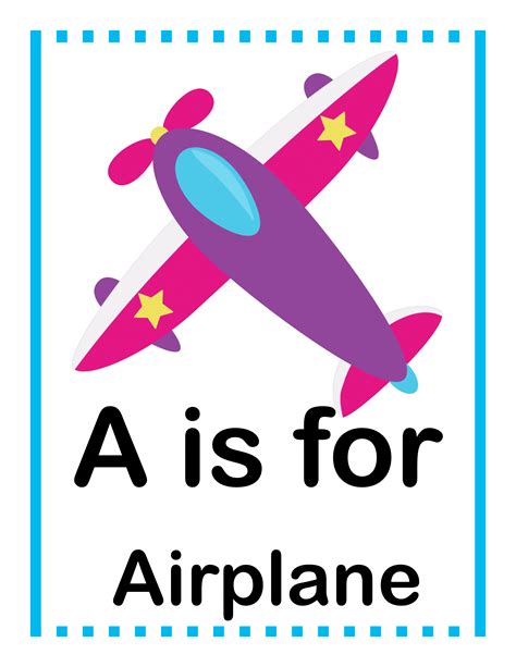 A Is For Airplane Activity Pack Year Round Homeschooling