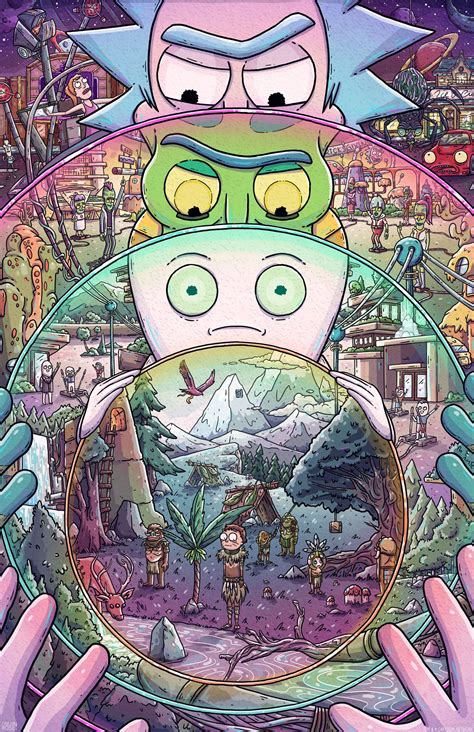 The Ricks Must Be Crazy Rick And Morty Fan Art By Taylor Rose Rick