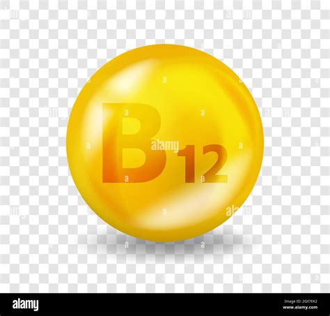 Vitamin B12 Cyanocobalamin Vitamin Complex Illustration Concept B12