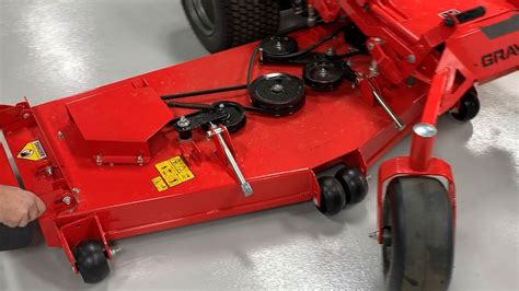 preparing a commercial lawn mower for spring gravely