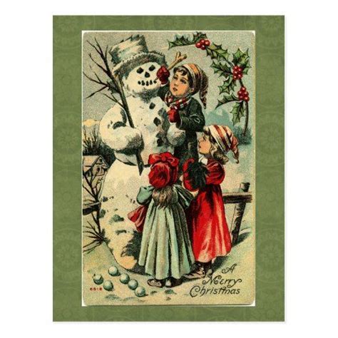 Vintage Christmas Postcard Zazzle Christmas Postcard Vintage