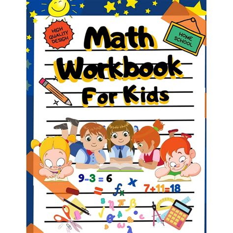 Math Workbook For Kids Addition And Subtraction Workbook Paperback