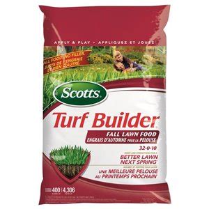 By signing up for fertilizer subscriptions and plant food subscriptions with automatic delivery and free shipping, it's never been easier to keep your lawn, garden and landscape healthy and beautiful. Scotts 4306-sq ft Turf Builder Fall Lawn Fertilizer (32 -0 ...