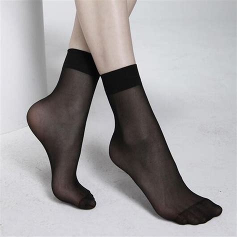 Aliexpress Com Buy Pairs Lot Womens Short Sock Thin Transparent