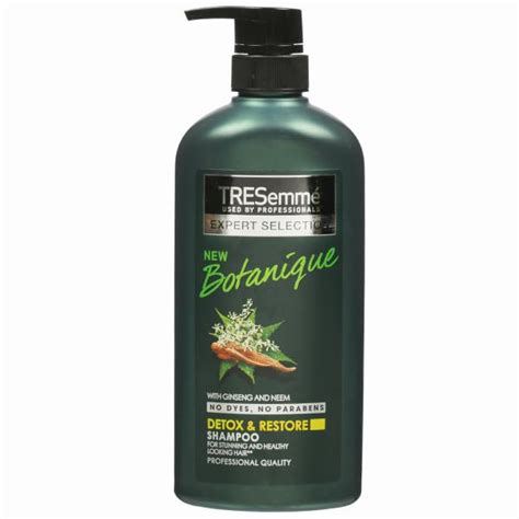 Buy Tresemme Expert Selection Botanique Detox And Restore Shampoo 580 Ml