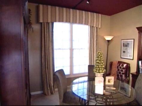 Make A Fabric Covered Cornice And Lined Window Panels Hgtv