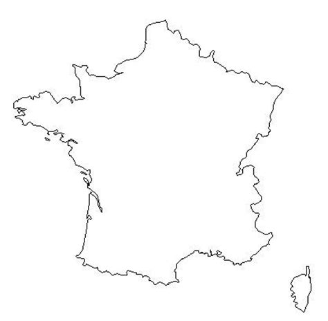 Blank Outline Map Of France Schools At Look
