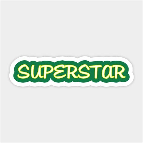 Superstar Superstar Sticker Teepublic Au