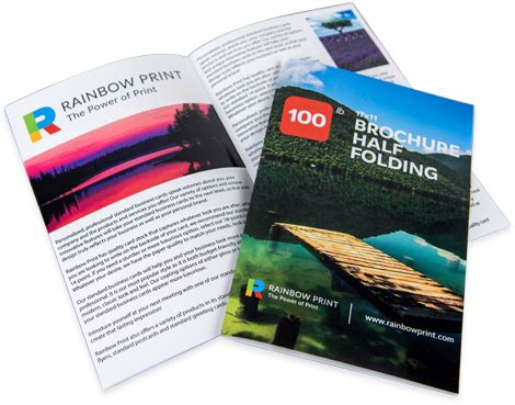 Brochures - Rainbow Print