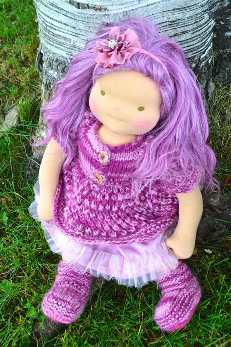 Lilac Custom 20 Inch Waldorf Inspired Luvkin Doll By Handmaiden