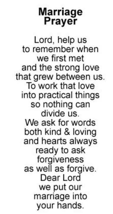 Marriage Prayer Cute Poems And Quotes Pinterest