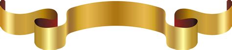 Download Banner Golden Banner Png Png Image With No Background
