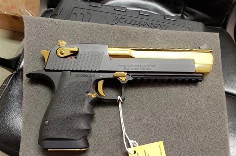 Desert Eagle Mark Xix L Titanium Black Gold Ae Nm Firearms Classifieds