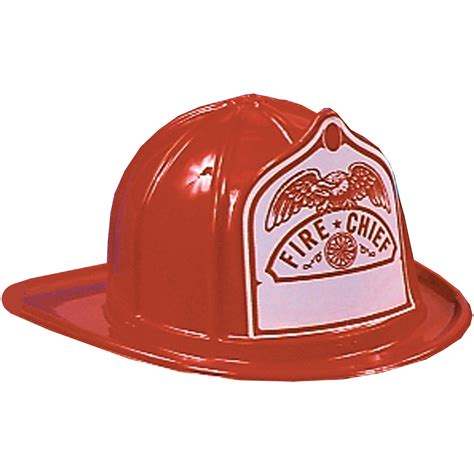 Red Fireman Hat Child Halloween Accessory