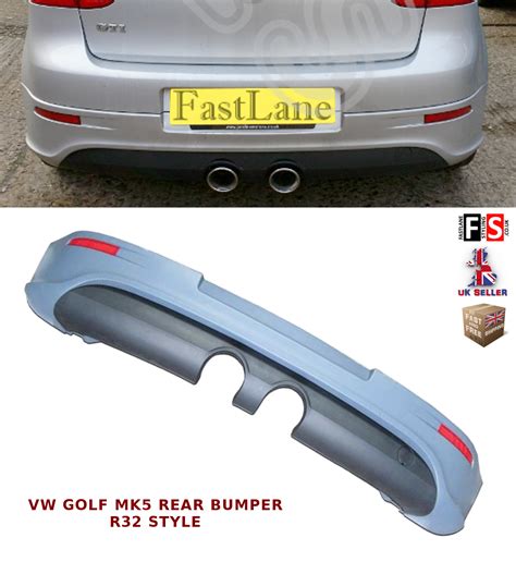 Our range includes bonnet bras, mirror switches and protective wheel nuts. VW GOLF MK5 REAR BUMPER DIFFUSER R32 LOOK - Fastlane Styling