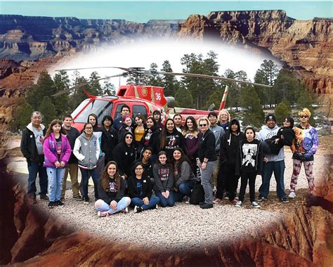 Grand Canyon Students Explore Careers At Papillon Helicopters In