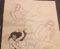 Frank Cho Dejah Thoris Nude Sketches Cover Designs