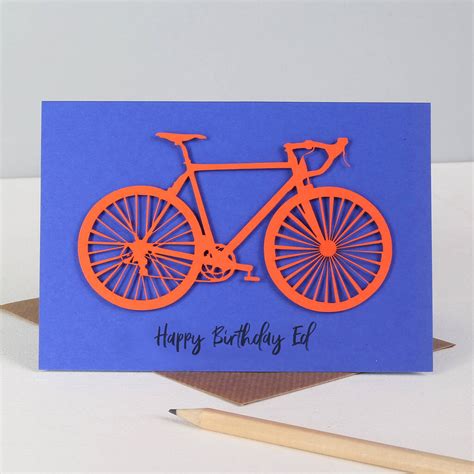 Tarjetas diy bicycle cards happy birthday cards paper cards kids cards baby cards cool cards creative cards greeting cards handmade. Personalised Bicycle Retirement Sport Card By Bombus | notonthehighstreet.com