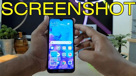 How To Take A Screenshot With The Huawei Y5 2019 Youtube
