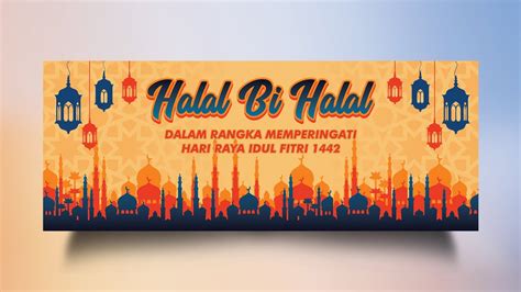 Desain Banner Halal Bi Halal H Free Cdr Youtube