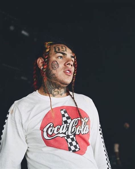 6ix9ine in 2023 jheri curl gorgeous eyes big hair