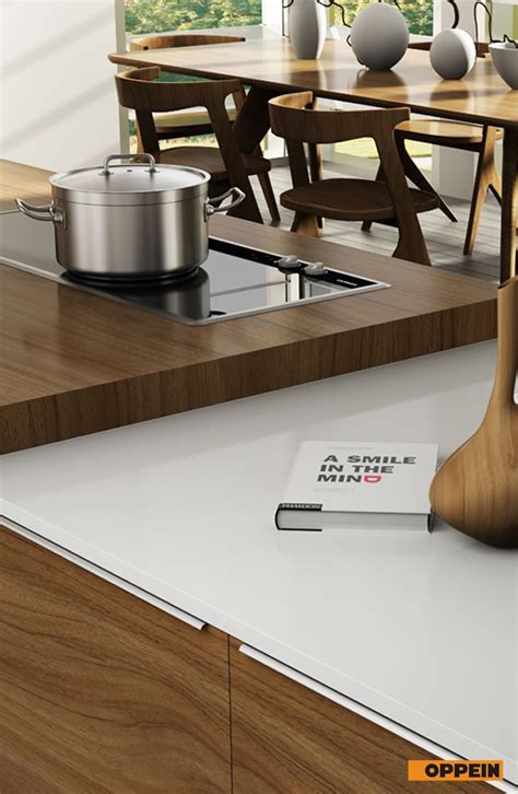 Grain is distinctive in the same way human beings have unique thumbprints. Modern White and Wood Grain All-Island Design Kitchen ...