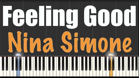 feeling good nina simone piano tutorial chords chordify