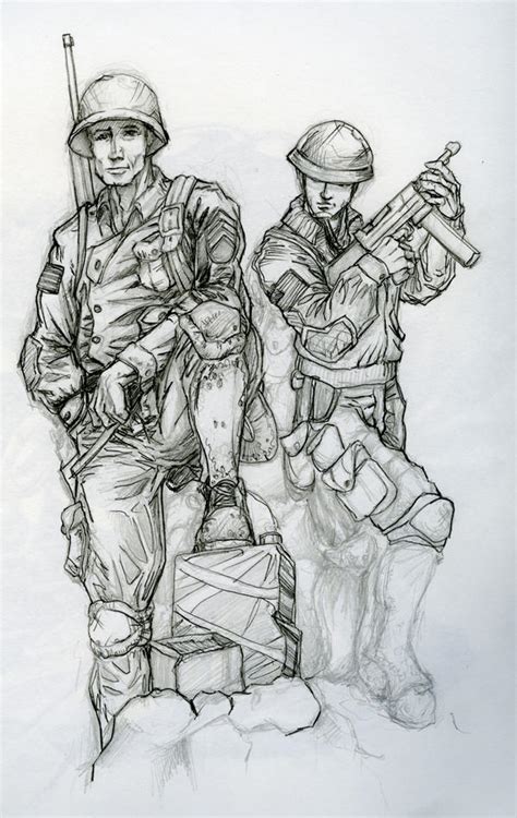 Wwii Soldiers By Thermalknight On Deviantart