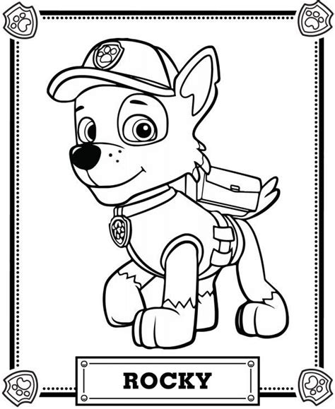 We have collected 38+ rocky paw patrol coloring page images of various designs for you to color. Rocky Coloring Pack from The PAW Patrol | Coloring pages ...