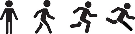 Stick Figure Walk And Run Running Animation Posture Stickman People