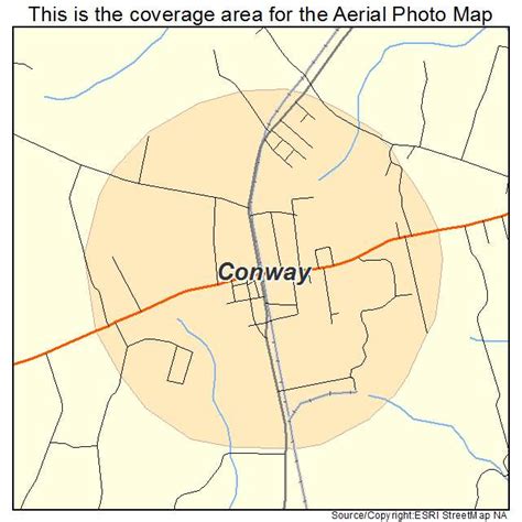Aerial Photography Map Of Conway Nc North Carolina