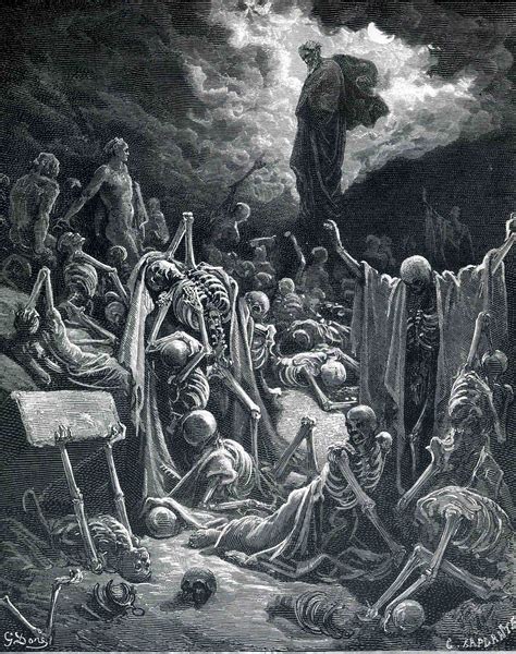 The Vision Of The Valley Of Dry Bones 1866 Gustave Dore