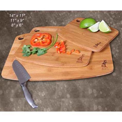 Island Bamboo 3 Piece Cutting Board Set City Mill