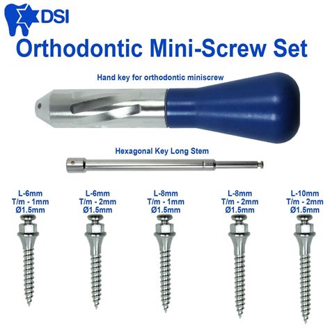 Dsi Dental Mini Screw Orthodontic Driver Stem Implant Absolute