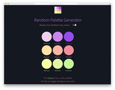 33 Flamboyant Color Palette Css Designs For Pros And Casual Users