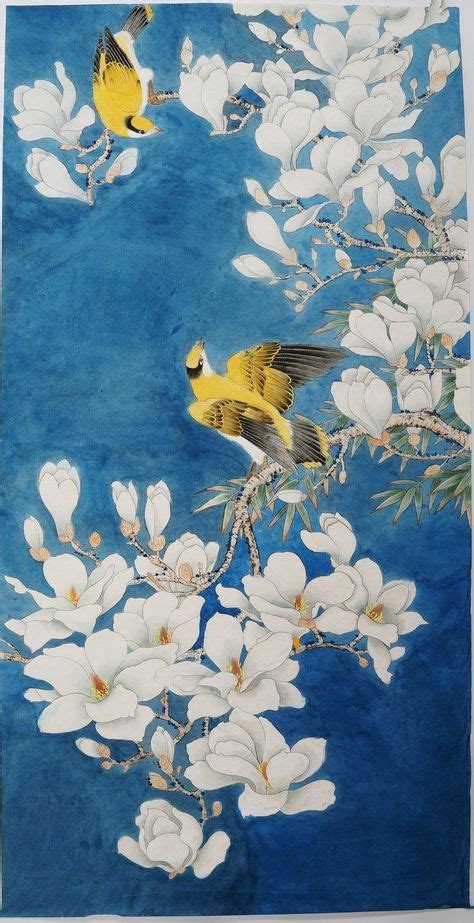 100 Hand Painted Chinese Gongbi Painting Song Dynasty Style Magnolia