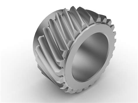 3d Model Helical Gear Industry Cgtrader